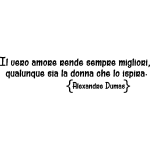 Sticker il vero amore (alexandre dumas)