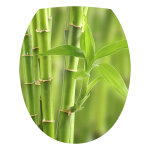 Sticker vert branche de bambou
