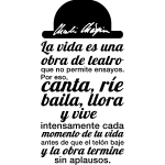 Sticker la vida es una obra de teatro ? charlie chaplin Sticker la vida es una obra de teatro ? charlie chaplin
