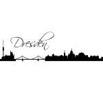 Sticker ville de dresden design Sticker ville de dresden design