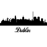 Sticker ville de dublin