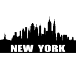 Sticker ville de new - york Sticker ville de new - york