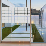 Sticker vinyle sablé pour vitre - mosaïque 100x55cm Sticker vinyle sablé pour vitre - mosaïque 100x55cm