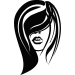 Sticker visage de jeune fille 2