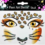 Sticker pour visage lionne