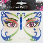 Sticker pour visage papillons