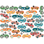 Stickers voitures et drapeaux de courses