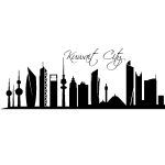 Sticker vue sur la koweit