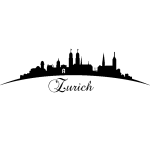 Sticker vue sur zurich