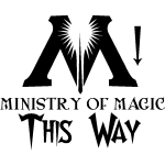 Sticker wc ministry of magic