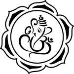 Sticker zen ganesha, le lotus et ohm Sticker zen ganesha, le lotus et ohm