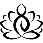 Sticker zen lotus Sticker zen lotus