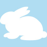 Tableau blanc lapin Tableau blanc lapin