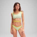 Bas de bikini flu3nte chancr vichy vert