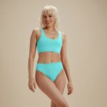 Bas de bikini flu3nte taille haute bleu