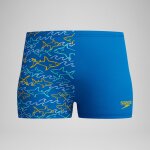 Boxer de bain b�b� gar�on learn to swim allover bleu / jaune