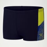 Boxer de bain garon dive bleu marine / jaune