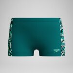 Boxer de bain gar�on � empi�cement vert