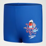 Boxer de bain garon imprim 33 cm bleu / blanc