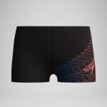 Boxer de bain gar�on medley logo noir / orange