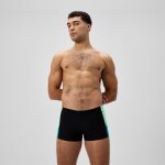 Boxer de bain homme dive noir / turquoise