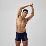 Boxer de bain homme duo logo bleu marine / bleu