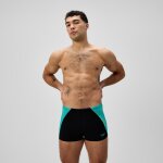 Boxer de bain homme endurance + max splice noir / turquoise