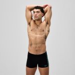 Boxer de bain homme endurance + max tech panel noir / turquoise