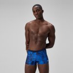 Boxer de bain homme valmilton allover bleu marine / bleu