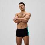Boxer de bain hyperboom panel noir / turquoise