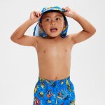 Chapeau de protection solaire bb learn to swim bleu