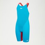 Combinaison partielle dos ouvert fille fastskin junior endurance + bleu / rouge