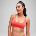 Haut de bikini flu3nte convertible uni rouge