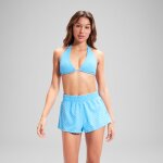 Haut de bikini flu3nte triangle en tissu ponge bleu