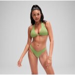 Haut de bikini flu3nte triangle en tissu ponge vert
