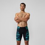 Jammer endurance + max compression, hommes, noir / turquoise