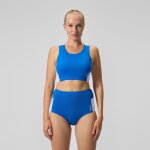 Jetstream crop top femme colourblock bleu / blanc