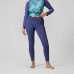 Leggings femme panel bleu