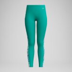 Legging fille � empi�cement imprim� turquoise
