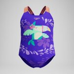 Maillot de bain b�b� fille learn to swim imprim� violet