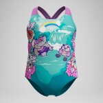 Maillot de bain bb learn to swim crossback imprim vert