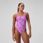 Maillot de bain femme club training starback imprim� rose / vert