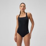 Maillot de bain femme racer noir / vert