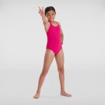 Maillot de bain fille eco endurance + medalist rose