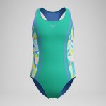 Maillot de bain fille racerback imprim� vert
