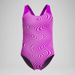 Maillot de bain fille spashback imprim numrique rose