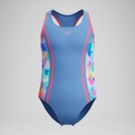 Maillot de bain fille spliced racerback imprim� bleu