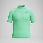 T - shirt rashguard gar�on � manches courtes vert