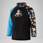 T - shirt rashguard garon  manches longues digital pour garons noir / gris oxyd