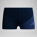 Short de bain aquashort garon medley logo bleu marine / bleu